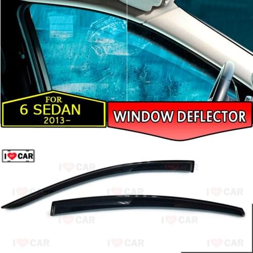 Window deflector for Mazda 6 2013- Sedan car window deflector wind guard vent sun rain visor cover car styling
