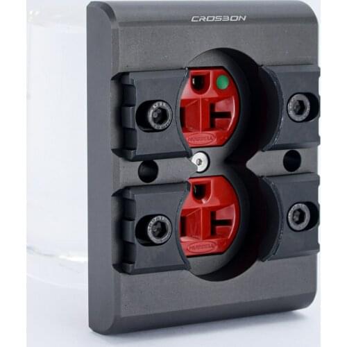 Crosbon pure aluminum 86 panel home improvement wall socket new GB American Standard Series