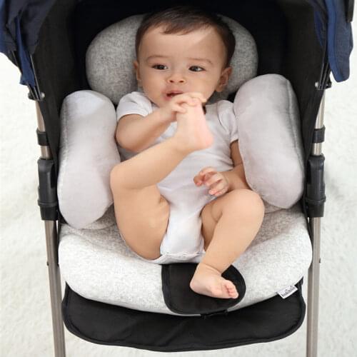 Baby Stroller Protection Seat Cushion Soft Pad Pillow Car Seat Cushion Head Body Protection Double-sided Safety Cushion