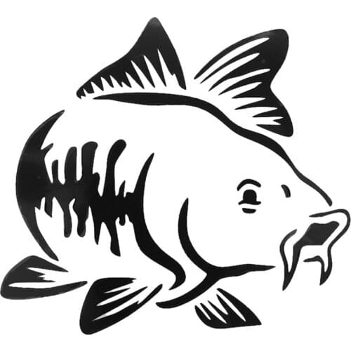 Lifelike Universal Carp Fishing Car Vinyl Decal Art Sticker Kayak Fishing Car Truck Boat Tribal Car Sticker Accessories