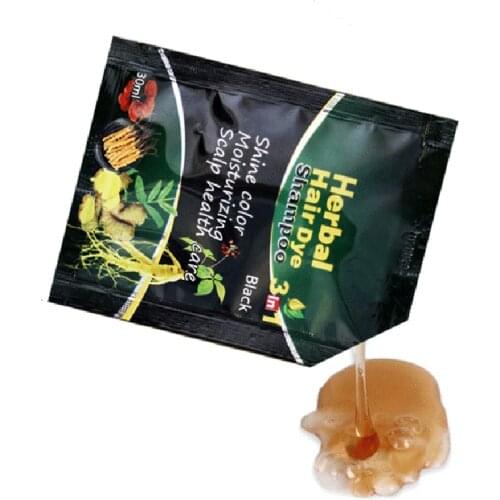 3/6pcs Herbal Hair Coloring Bubble Hair Dye Shampoo Nature Plants Coloring Conditioner No Damage to Hair Easy to Use AC889