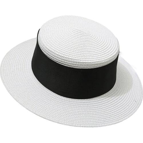 2020 Summer Women Wide Brim Straw Hat Fashion Chapeau Paille Lady Sun Hats Boater Panama Beach Hats Chapeu Feminino Caps