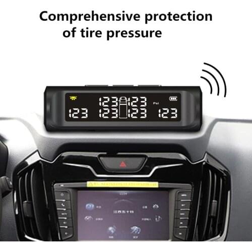 TPMS Car Tire Pressure Alarm Monitor System External Sensor For Truck/Construction Vehicle/ Gravel Auto Alarme Voiture