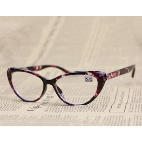 Cat Eye Woman Reading Glasses Presbyopic Men Leopard Frame HD Lens 1.0 1.5 2.0 2.5 3.0 3.5 4.0 R155