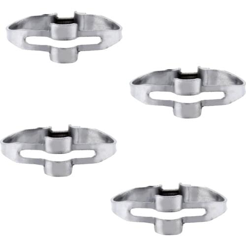 4Pcs Iron Cable Clip Clamp Stops Stopper Brake Vintage Bike Old School Bicycle 31.8mm