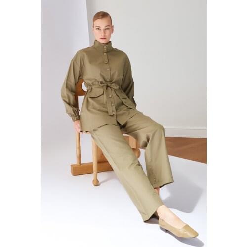 Trendyol Pocket Detail Bottom Jacketed-Top Suit TCTSS21AU0247