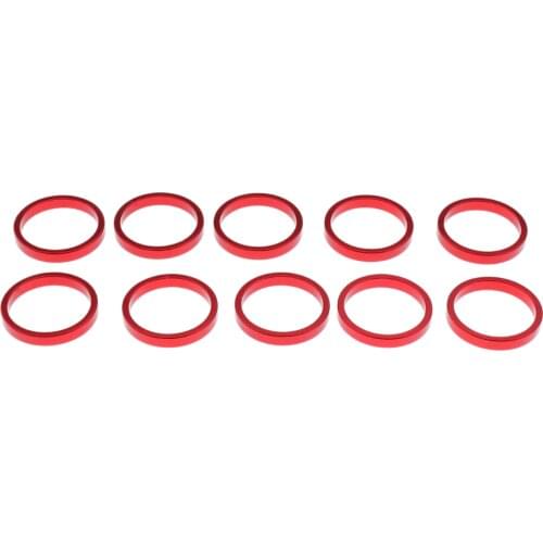 10Pcs 28.6mm Bike Stem Headset Spacer Kit for MTB BMX Mountain Bike Road Bike
