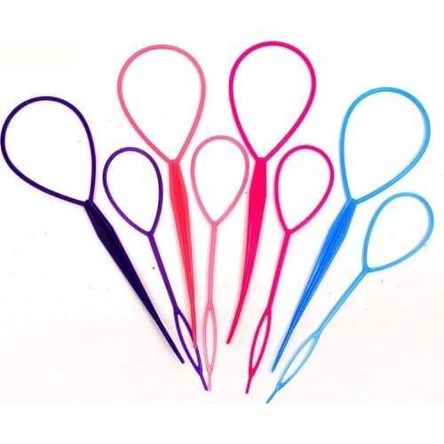 2pcs/lot Magic Ponytail Styling Maker Hair Fashion Twist Braid Makeup Tool Accessories