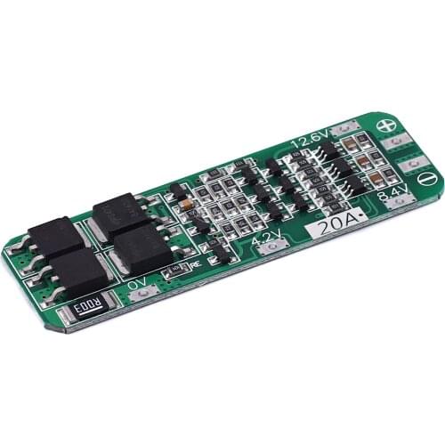 3S 20A Lithium Battery 18650 Charger PCB BMS Protection Board 12.6V 18650 Li-ion Battery Cell Charging Module 11.1V 12V 12.6V
