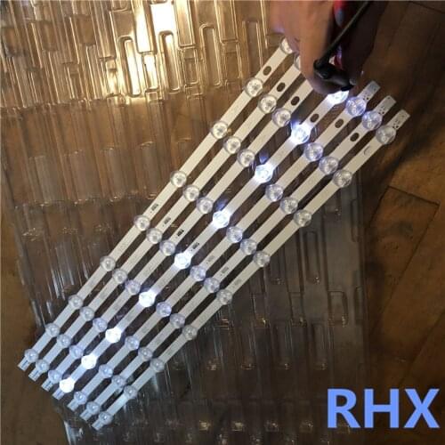 7pcs LED Backlight strip 9 Lamp For Pana sonic 50'' NDV REV1.1 TV A B HITACHI 50HYT62U TX-50A300B VES500UNDA VES500UNDC-2D-N01