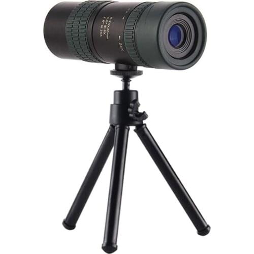 8-24x30 Hunting Monocular Telescope for Smartphone Powerful Foldable BAK4 Retractable Hunting Optics Long Range 1000m