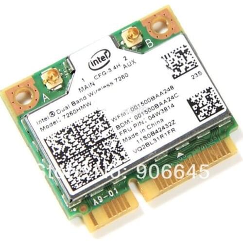 Wireless-AC 7260 7260HMW wifi bluetooth 4.0 mini Card for Intel Lenovo thinkpad IBM 04W3814