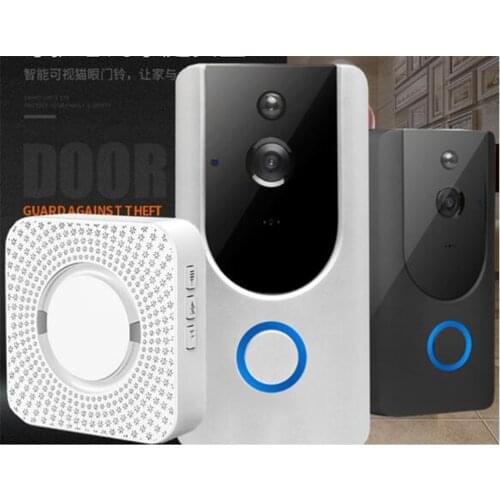 Wireless WIFI 720P Doorbell 18650 Mah Build-in Battery Security Camera video intercom Night Vision Video Intercom Doorbell