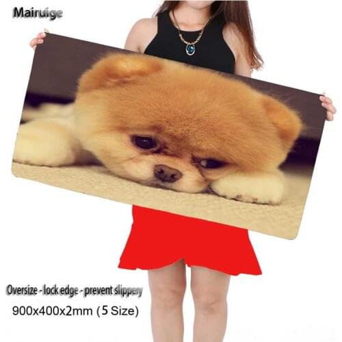 Mairuige Shop Pequeno Cachorro 900*400mm Large Animal Mouse Pad Grande Keyboards Mat for League of Legends CS Go for Game Player
