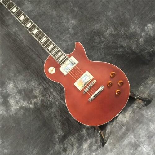 Top quality guitar electric matt wine red guitar instrument electric guitar LP high quality electric guitar free shipping