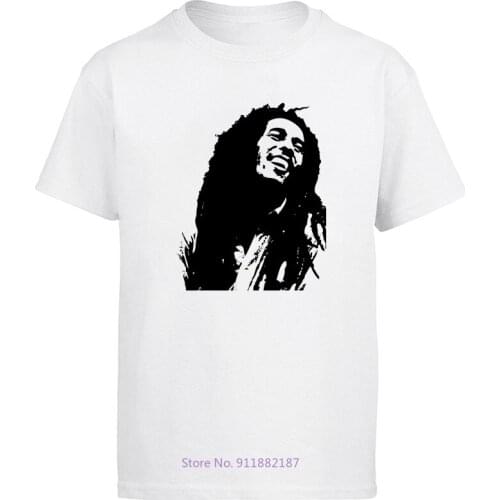 Bob Marley Printed Mens T Shirt Novelty Male Boys Tops Gentleman Custom Printed Short Sleeve Tees Shirt Harajuku tshirt