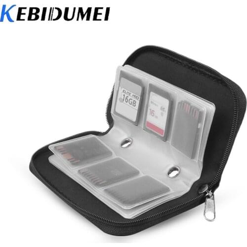 Kebidumei Colorful SDHC MMC CF For Memory Card Storage bag Carrying Pouch Box Holder Protector for Memory card Micro SD Card