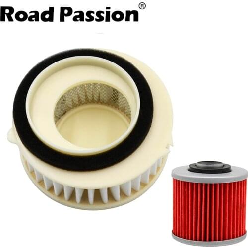 Road Passion Motorcycle Air Filter & Oil Filter For YAMAHA XVS650 XVS 650 XVS650A V-Star 650 4VR 4TR-14451-00 4X7134400100