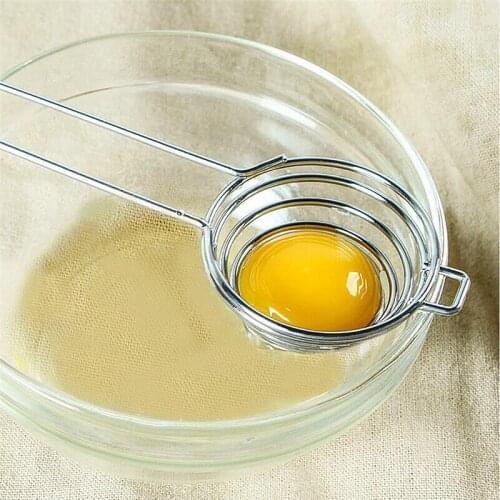 Kitchen Accessories Creative Practical Kitchen Supplies Spiral Stainless Steel Egg Yolk Egg White Separator