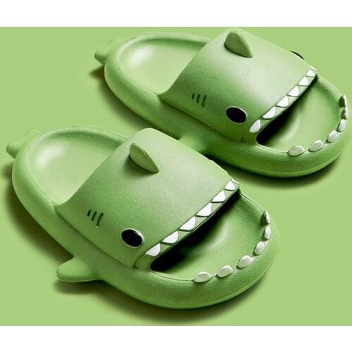 Summer Fashion Fun Shark Slippers Baby Boy Beach Shoes Soft Bottom Non-slip Hole Shoes Baby Girls Toddler Shoes Kids Sandals