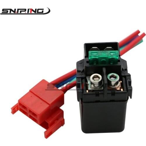 Moto Starter Solenoid Relay for Kawasaki ZX6R ZX600 ZX900 GPZ1100 ZX1100 ZRX1200 Motor Accessory Motor relay
