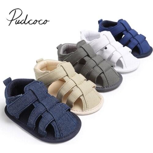 2018 Brand New Toddler Infant Newborn Kids Baby Boys Canvas Soft Sole Crib Sneakers Sandals Shoes Fashion Baby Shoes