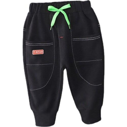 New Spring Autumn Baby Girls Clothes Fashion Children Boys Cotton Pants Toddler Casual Costume Infant Trousers Kids Sportswear