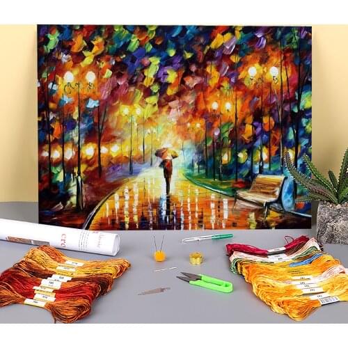 Reincarnation Pre-Printed 11CT Cross-Stitch Embroidery Set DMC Threads Painting Handmade Knitting Handicraft Jewelry