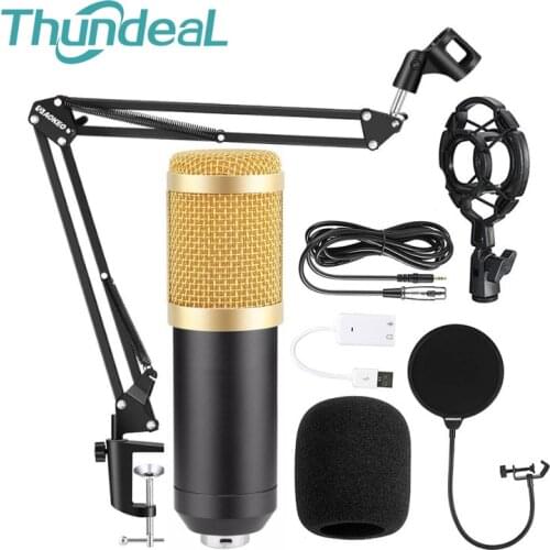 Professional Condenser Microphone BM800 Kit Micro Wired Recording Microphone bm 800 Karaoke KTV Braodcasting Studio Microfone