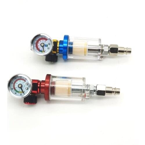 Flash Sales Spray Gun Adjust Pressure Air Regulator Water Trap Filter Tool Airbrush Regulator And Mini Spray Gun Air Filter