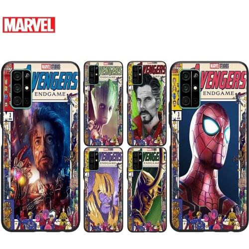 Silicone Cover Marvel superhero poster For Honor V30 View 20 V20 30i 30S 30 20S 20E 20i 20 Lite Pro Plus Phone Case
