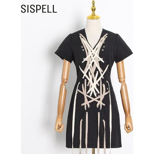 Короткие платья для женщин SISPELL China At AliExpress