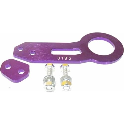 SPSLD general aluminum alloy automobile rear bumper trailer hook refitting rear bumper rear tow hook traction tool / Round hole