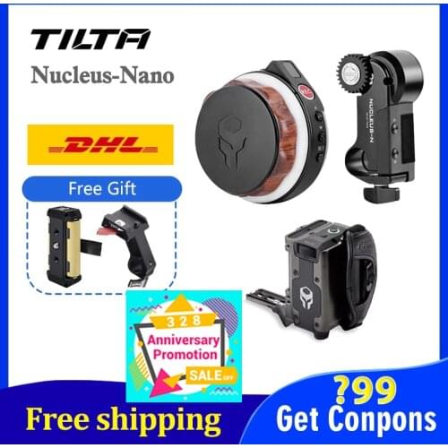 Tilta Nucleus-N Nano Follow Focus Motor Wireless Lens Control System Hand Wheel for DJI Ronin s/BMPCC4K Nucleus N Zhiyun Crane 2