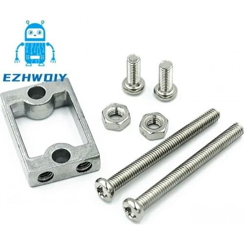 TT Motor Bracket Motor Shelf Aluminum Alloy Smart Car Chassis Wheels Screws Fasteners