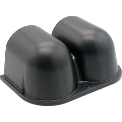 2'' 52mm Dual Holes Car Gauge Pod Universal Black Plastic Cement Meter Holder