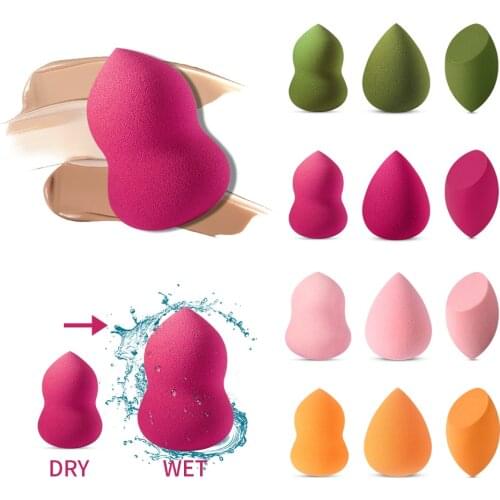 XINYAN Professional Makeup Sponge Cosmetic Puff Tool For Foundation Solid Concealer Cream Make Up Blender Soft Water Sponge