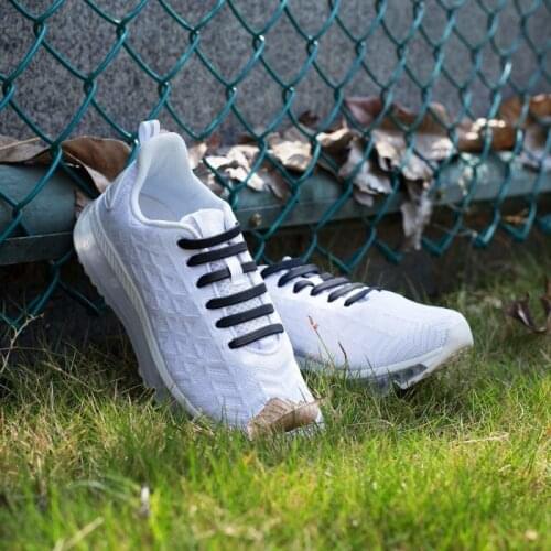 16X No Tie Shoelaces Elastic Silicone Flat Lazy Shoe Lace Strings Adult Individual Elastic Shoelace Sneaker Accessories