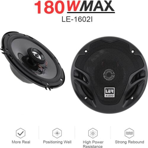 2pcs 6 Inch 91dB 2 Way Car Coaxial Speaker Universal Auto Audio Stereo Full Range Frequency HiFi for Car Audio System Modified