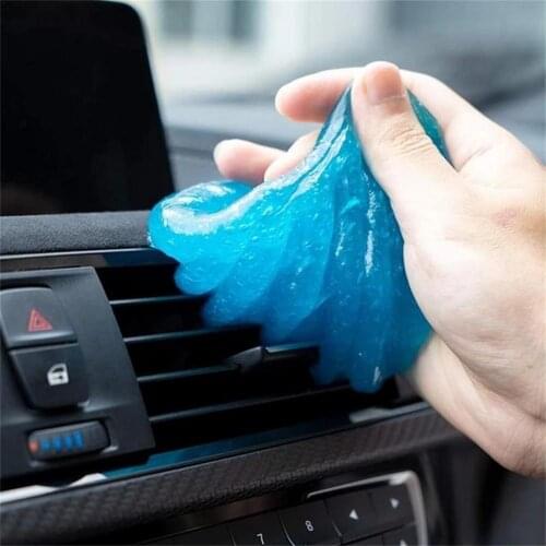 2PCS Mulitfunction Car Cleaning Soft Rubber Dust Dashboard Air Outlet Cleaning Tool Keyboard Cleaning Tool Powder Dust Collector