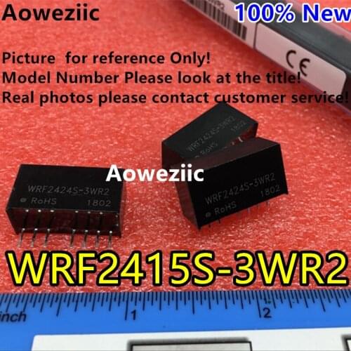 Aoweziic 2PCS/lot WRF2415S-3WR2 WRF2415S-3W New Original SIP7 Input: 18-36V Regulate OUT: 15V 0.2A DC-DC 3KV Voltage Isolate