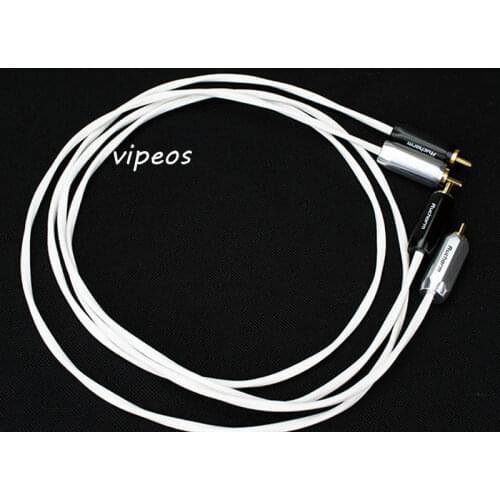 Aucharm Copper plating silver HIFI fever CD amplifiers Rca Sub cable gold plated plug 1.5m