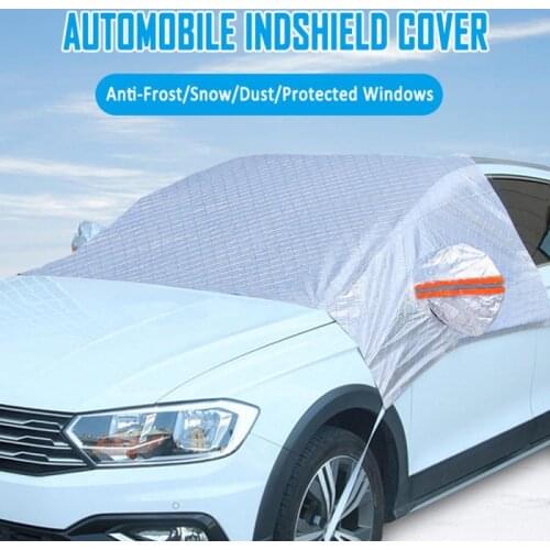 Auto Car Covers Universal Car Windshield Cover Outdoor Protector Winter Car Snow Cover Ice Rain Dust Frost Guard 230X148 cm