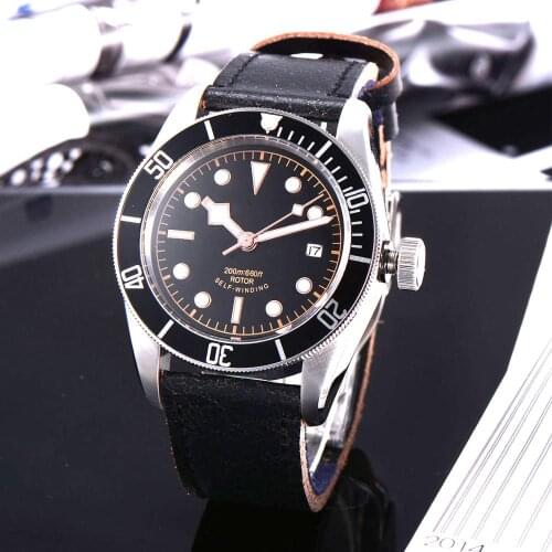 Mens Watch 41MM NH35 ,Miyota8215 movement Sapphire glass luminous dial hands waterproof swim automatic mechanical watch Corgeut