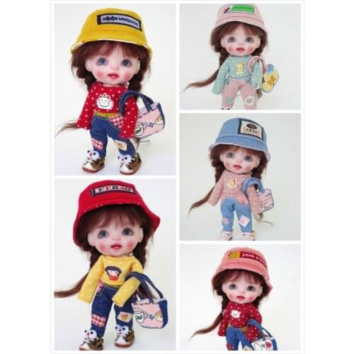 OB11 Clay doll Handmade customization dolls selling with clothes and wig