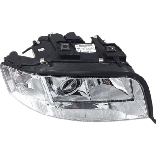 Xenon Headlights Assembly for 2003 2004 2005 Audi A6 C5 Headlamp Assembly with Regulating Motor