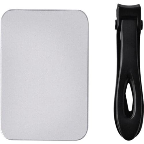 Black Stainless Steel Nail Clippers Nail Cutter Toenail Fingernail Manicure Trimmer Toenail Clippers for Thick Nails with box