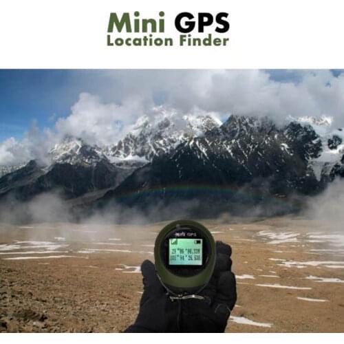 New Mini Handheld GPS Navigation Receiver Location Finder USB Rechargeable with Electronic Compass for Outdoor Travel