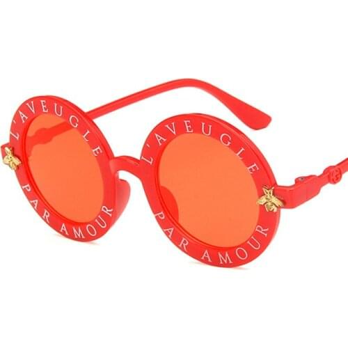Cartoon Cute Round Shape Childrens Sunglasses Boys Girls Various Colors Fashion Sun Glasses Baby Retro Cozy Party Eyewear UV400