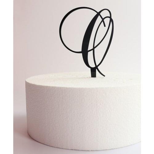 Personalized Engraved Letter Cake Topper Wedding / Birthday / Engagement/ Baby Shower / Cake Toppers Custom First Name For you